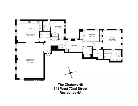 344 W 72nd St #6A, New York, NY 10023
