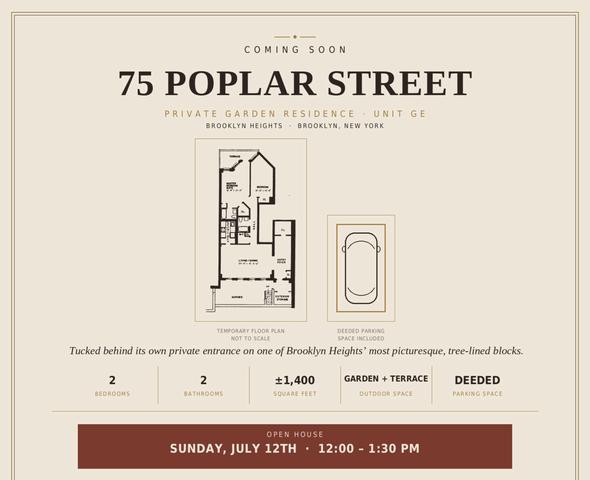75 Poplar St #GE, Brooklyn, NY 11201