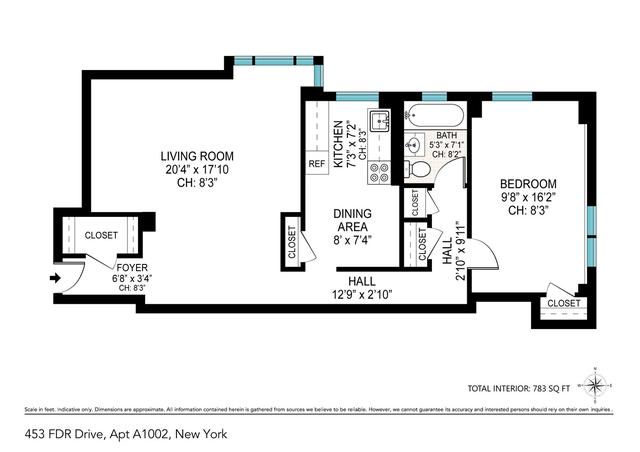 453 Fdr Dr #A1002, New York, NY 10002