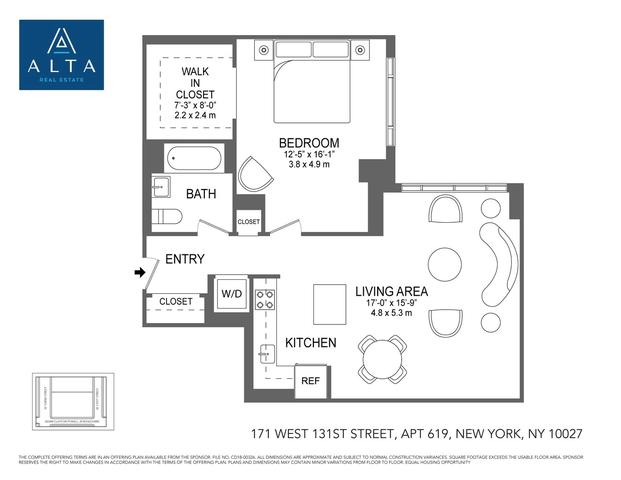 171 W 131st St #619, New York, NY 10027