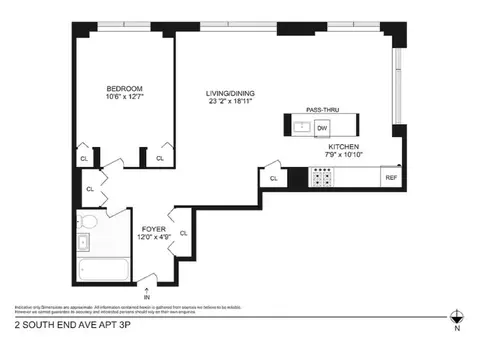 2 S End Ave #3P, New York, NY 10280