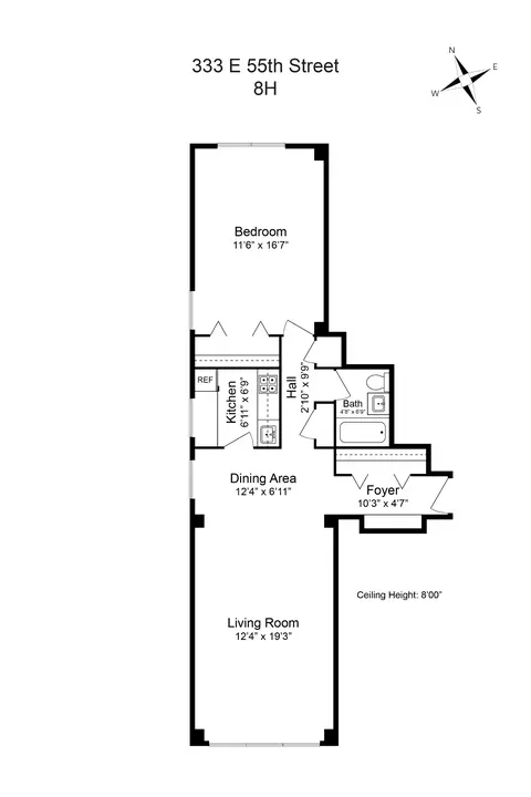 333 E 55th St #8H, New York, NY 10022