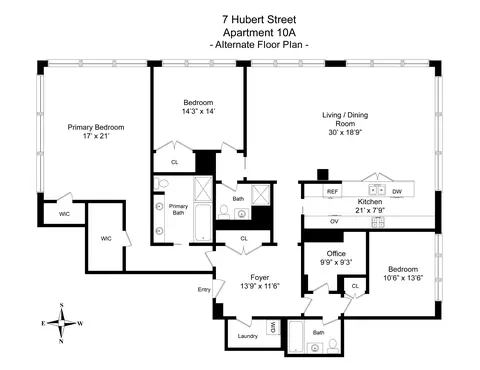 7 Hubert St #10A, New York, NY 10013
