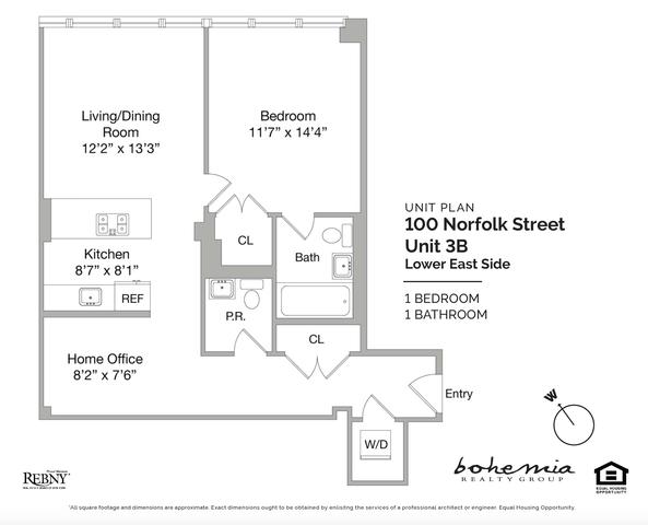 100 Norfolk St #3-B, New York, NY 10002
