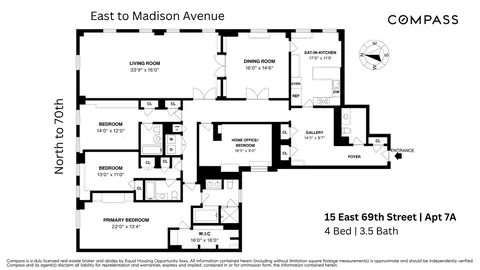 15 E 69th St #7A, New York, NY 10021