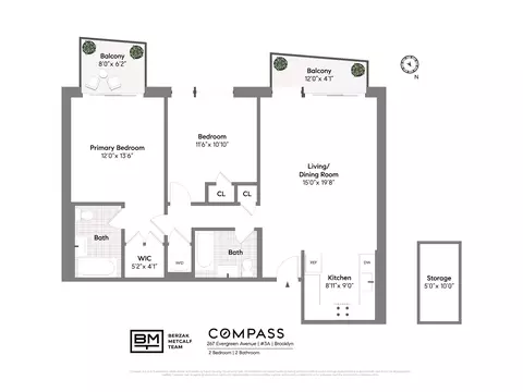 267 Evergreen Ave #3A, Brooklyn, NY 11221