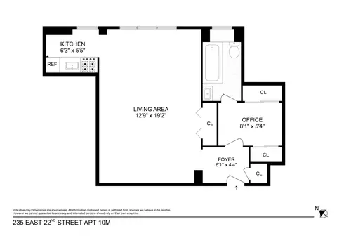 235 E 22nd St #10M, New York, NY 10010