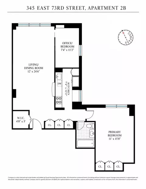 345 E 73rd St #2B, New York, NY 10021