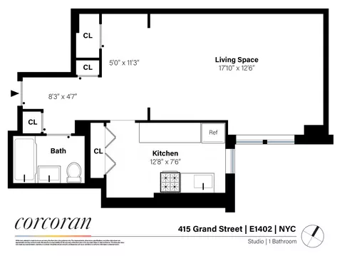 415 Grand St #E1402, New York, NY 10002