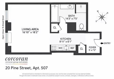 20 Pine St #507, New York, NY 10005