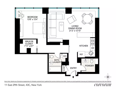 11 E 29th St #43C, New York, NY 10016