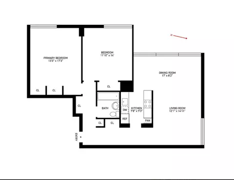 170 Park Row #18C, New York City, NY 10038