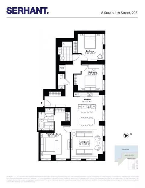 8 S 4th St #22E, Brooklyn, NY 11249