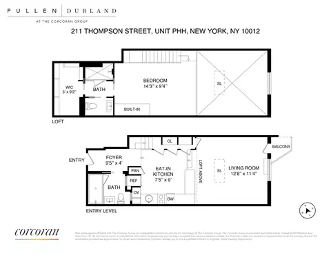 211 Thompson St #PHH, New York, NY 10012
