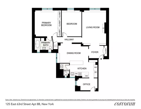 125 E 63rd St #8B, New York, NY 10065