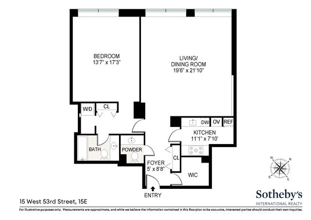 15 W 53rd St #15E, New York, NY 10019