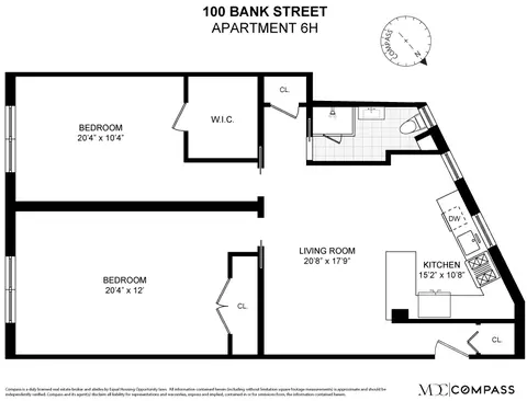 100 Bank St #6H, New York, NY 10014