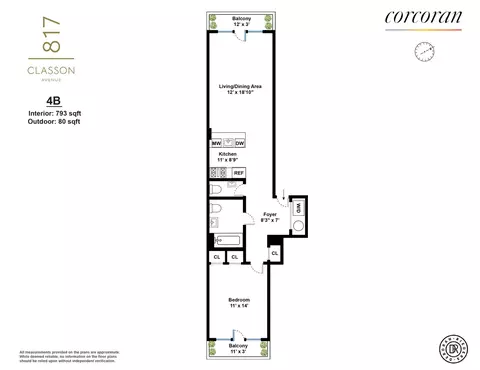 817 Classon Ave #4B, Brooklyn, NY 11238