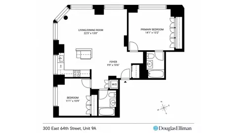 300 E 64th St #9A, New York City, NY 10021