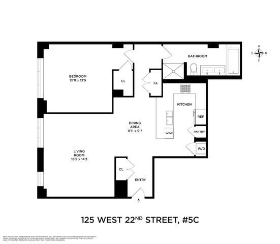 125 W 22nd St #5C, New York, NY 10011