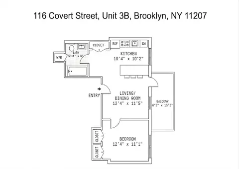 116 Covert St #3B, Brooklyn, NY 11207