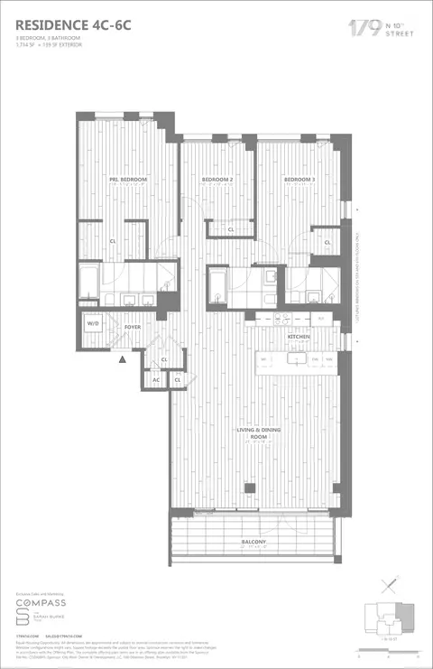 179 N 10th St #4C, Brooklyn, NY 11211