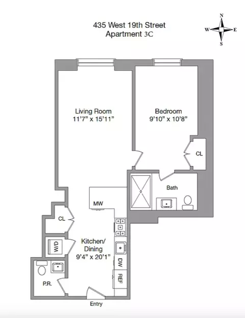 435 W 19th St #3C, New York, NY 10011