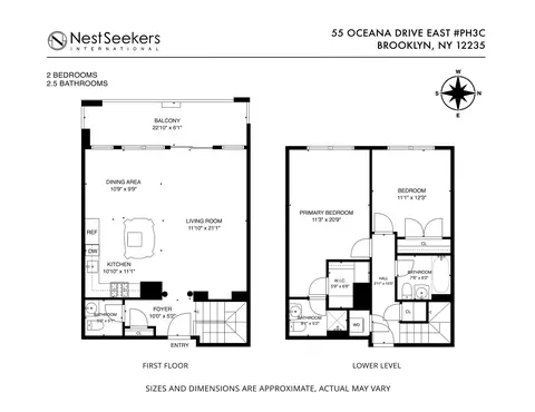 55 Oceana Dr E #PH-3C, Brooklyn, NY 11235