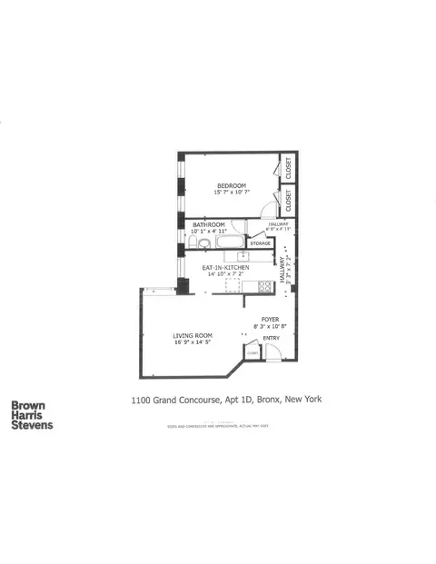 1100 Grand Concourse #1D, New York City, NY 10451
