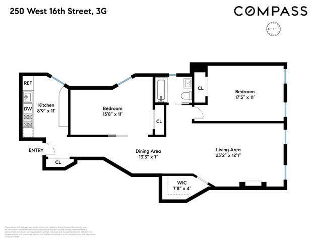 250 W 16th St #3G, New York, NY 10011
