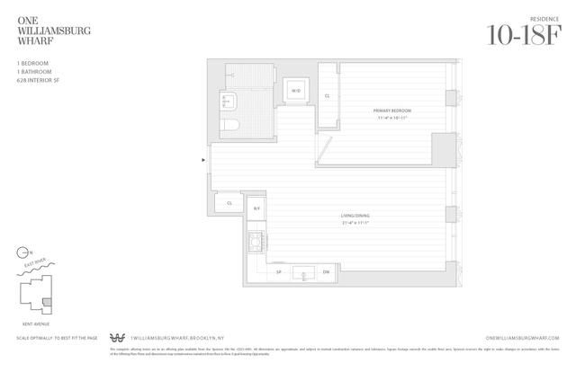 480 Kent Ave #16F, Brooklyn, NY 11249