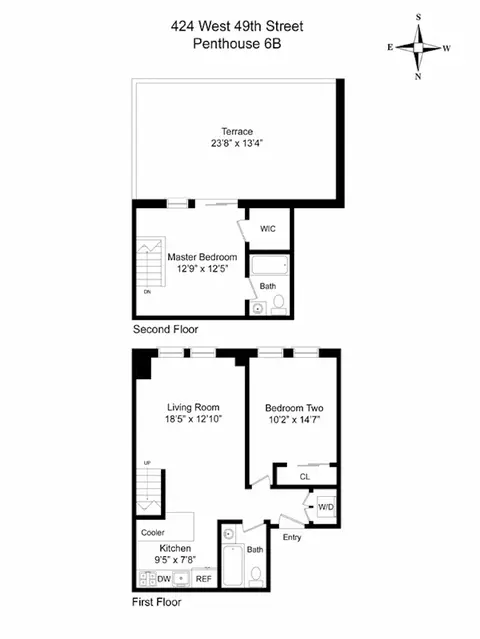424 W 49th St #6B, New York, NY 10019