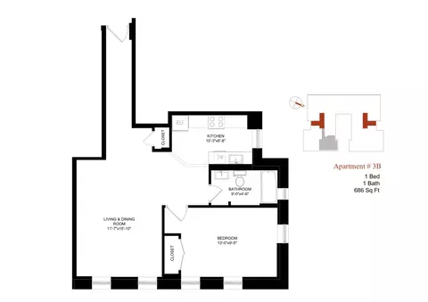 86 Thayer St #3-B, New York, NY 10040