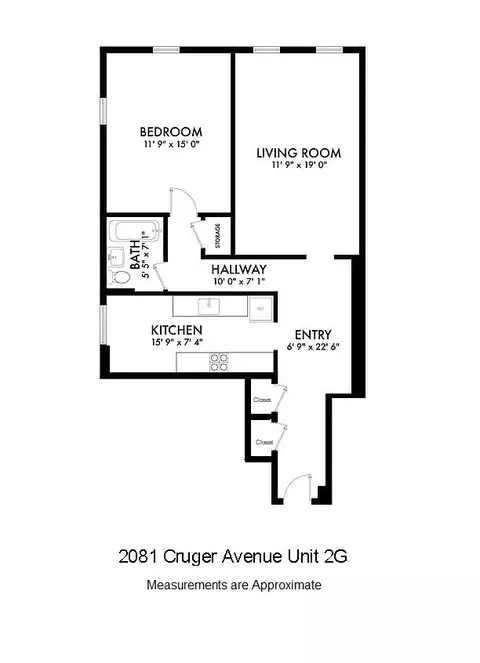 2081 Cruger Ave #2G, New York City, NY 10462
