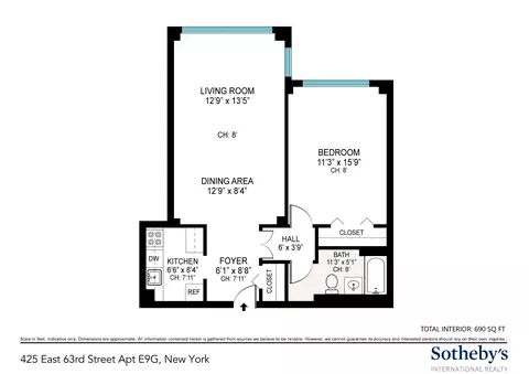 425 E 63rd St #E9G, New York, NY 10065