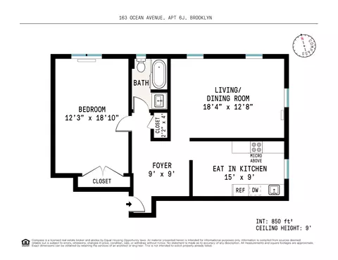 163 Ocean Ave #6J, Brooklyn, NY 11225