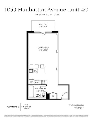 1059 Manhattan Ave #4C, Brooklyn, NY 11222