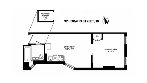 92 Horatio St #3N, New York, NY 10014