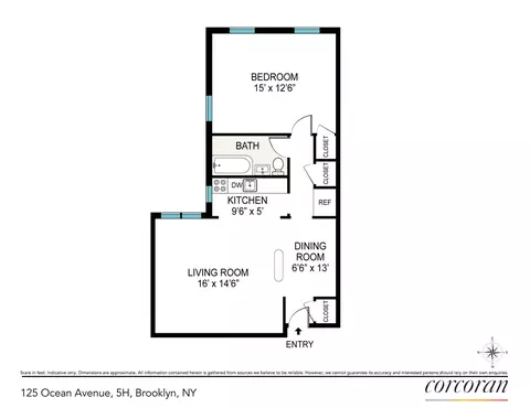 125 Ocean Ave #5H, Brooklyn, NY 11225