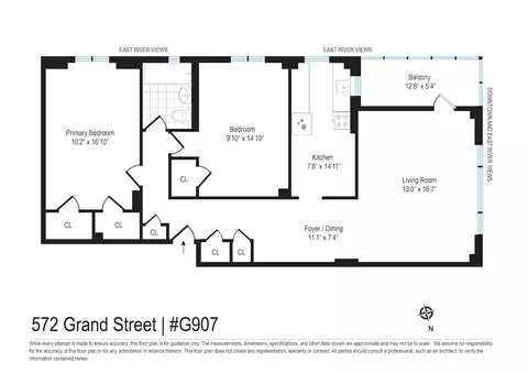 572 Grand St #G907, New York, NY 10002