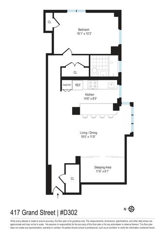 417 Grand St #D302, New York, NY 10002