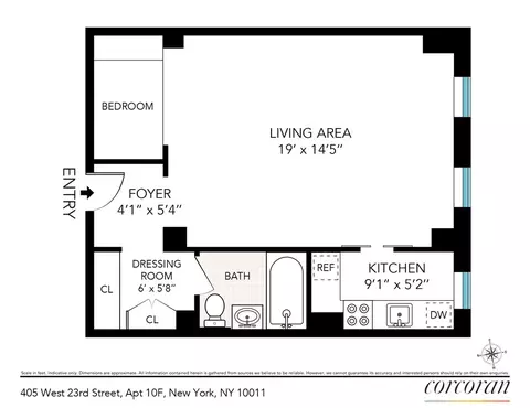 405 W 23rd St #10F, New York, NY 10011