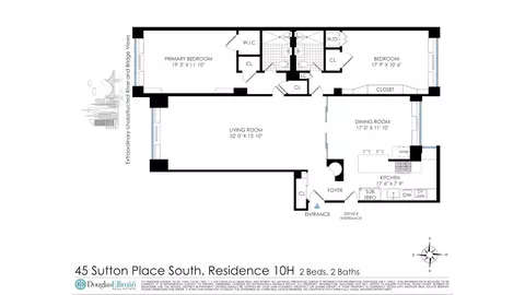 45 Sutton Pl S #10H, New York, NY 10022