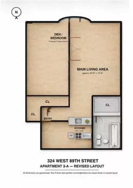 324 W 89th St #3-A, New York, NY 10024