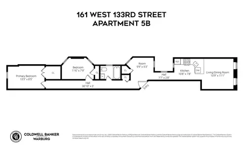 161 W 133rd St #5B, New York, NY 10030