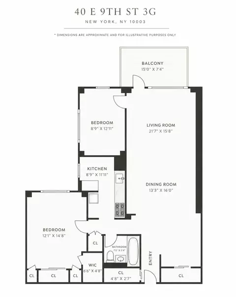 40 E 9th St #3G, New York, NY 10003