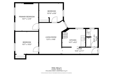 Floorplan - 425 E 153rd St #3A, New York City, NY 10455 photo 1 of 1