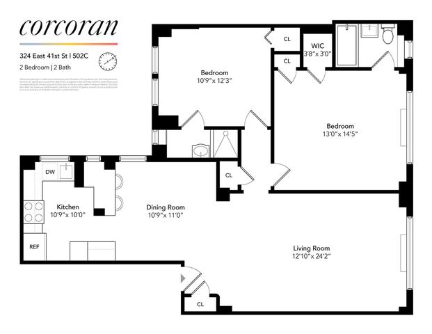 324 E 41st St #502C, New York, NY 10017