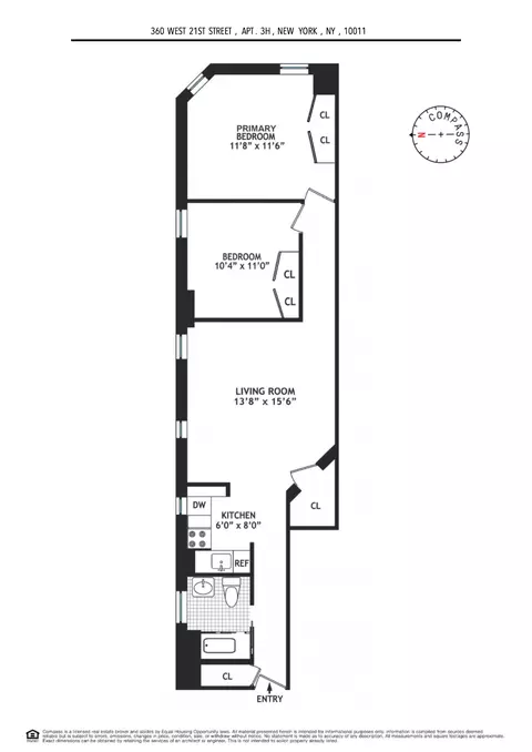 360 W 21st St #3H, New York, NY 10011