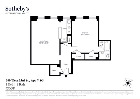 300 W 23rd St #8G, New York, NY 10011